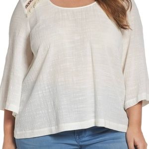 Melissa Mccarthy Seven7 Plus Skimmer Top